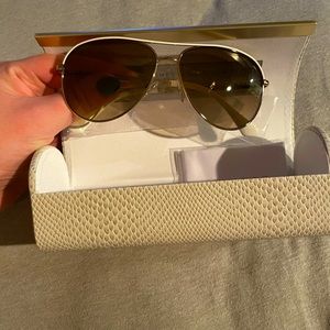 Jimmy Choo Jewly Rose Gold & Ivory Aviator🌹⚜️